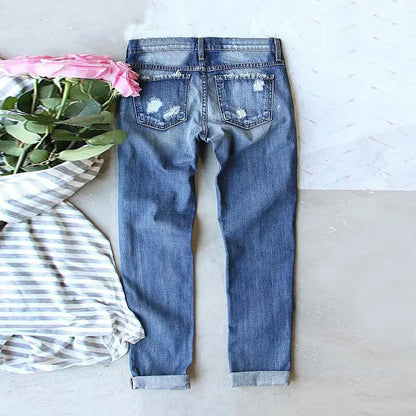 'Washed Skull' Jeans -   Jeans #