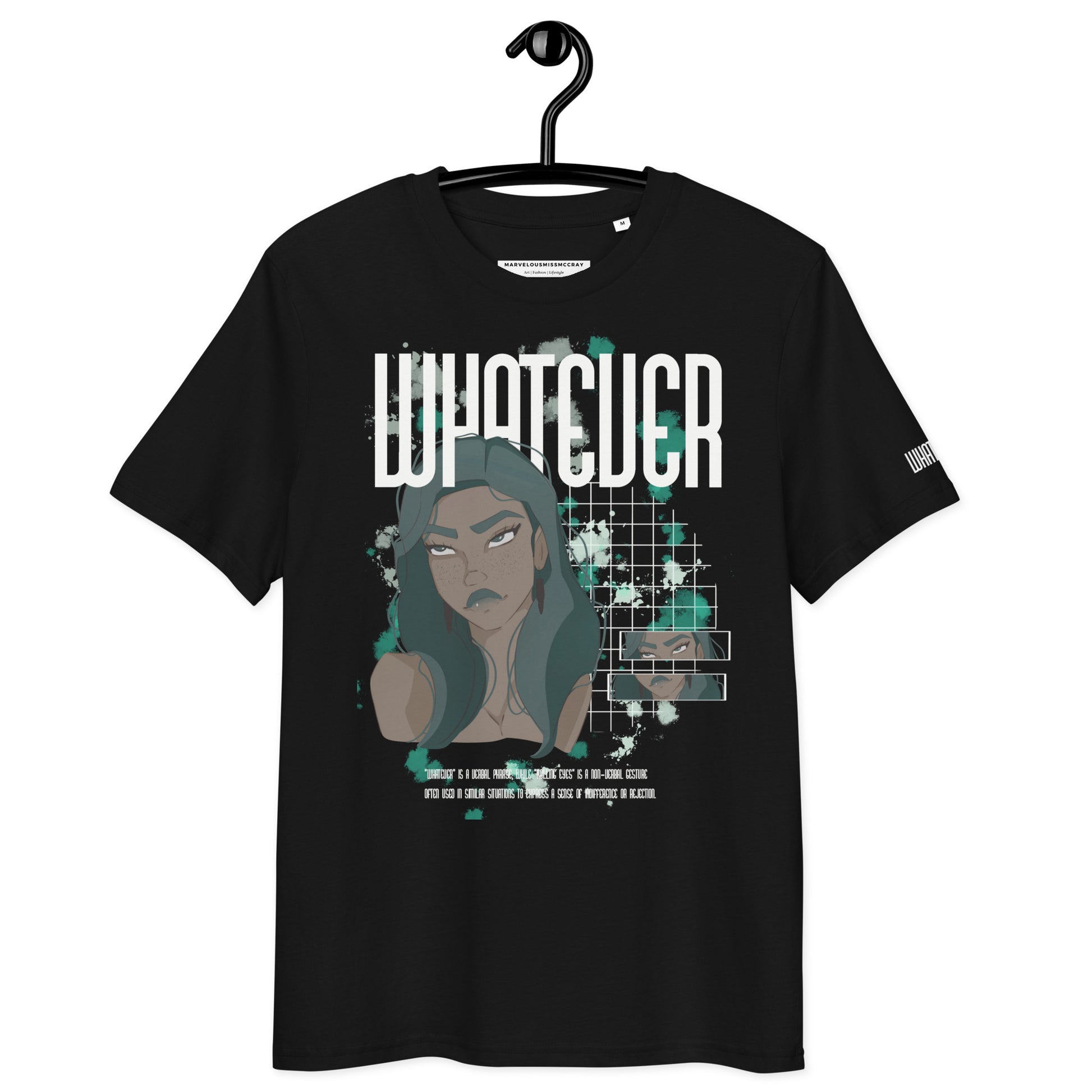 Whatever black - Cotton Shirt -   Shirts,Top #