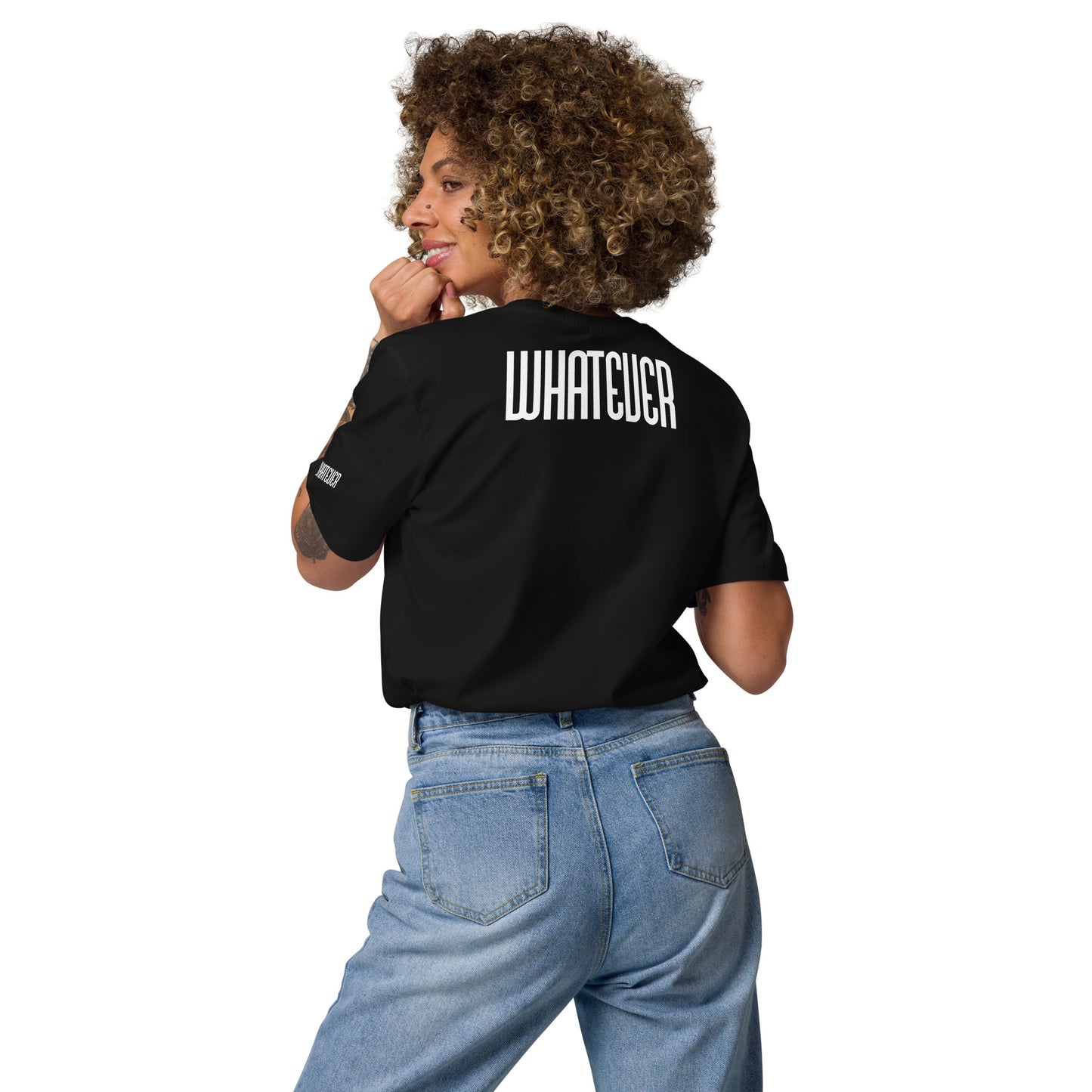 Whatever black - Cotton Shirt -   Shirts,Top #