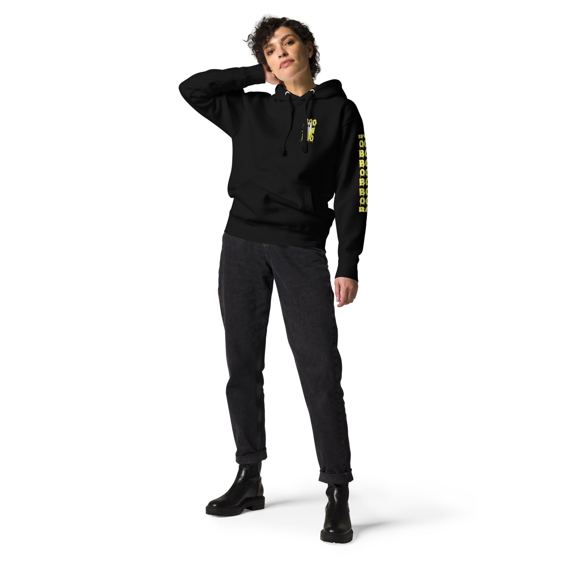 Yellow Boo - Unisex-Kapuzenpullover -   Kapuzenpullover #