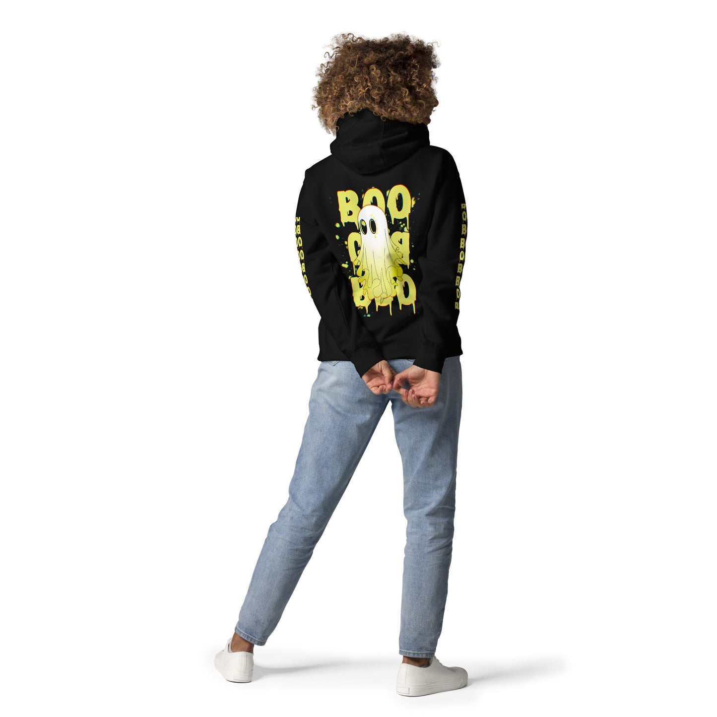 Yellow Boo - Unisex-Kapuzenpullover -   Kapuzenpullover #