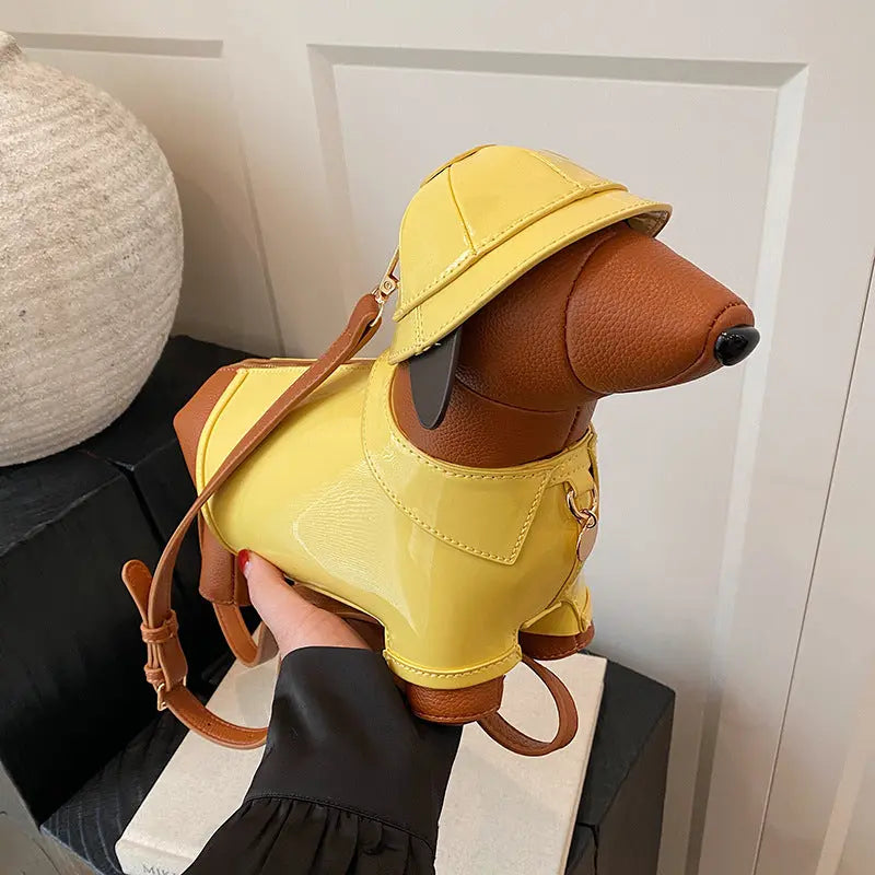 "Yellow Coute Wiener" - Handtasche -   0 #
