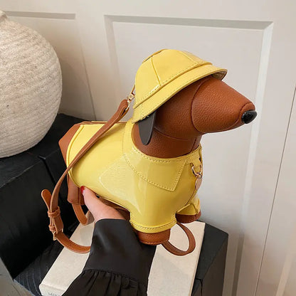 "Yellow Coute Wiener" - Handtasche -   0 #