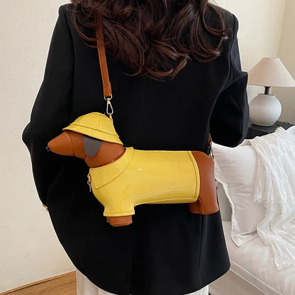 "Yellow Coute Wiener" - Handtasche -   0 #
