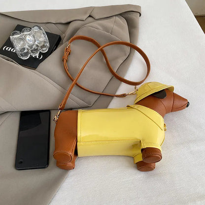 "Yellow Coute Wiener" - Handtasche -   0 #