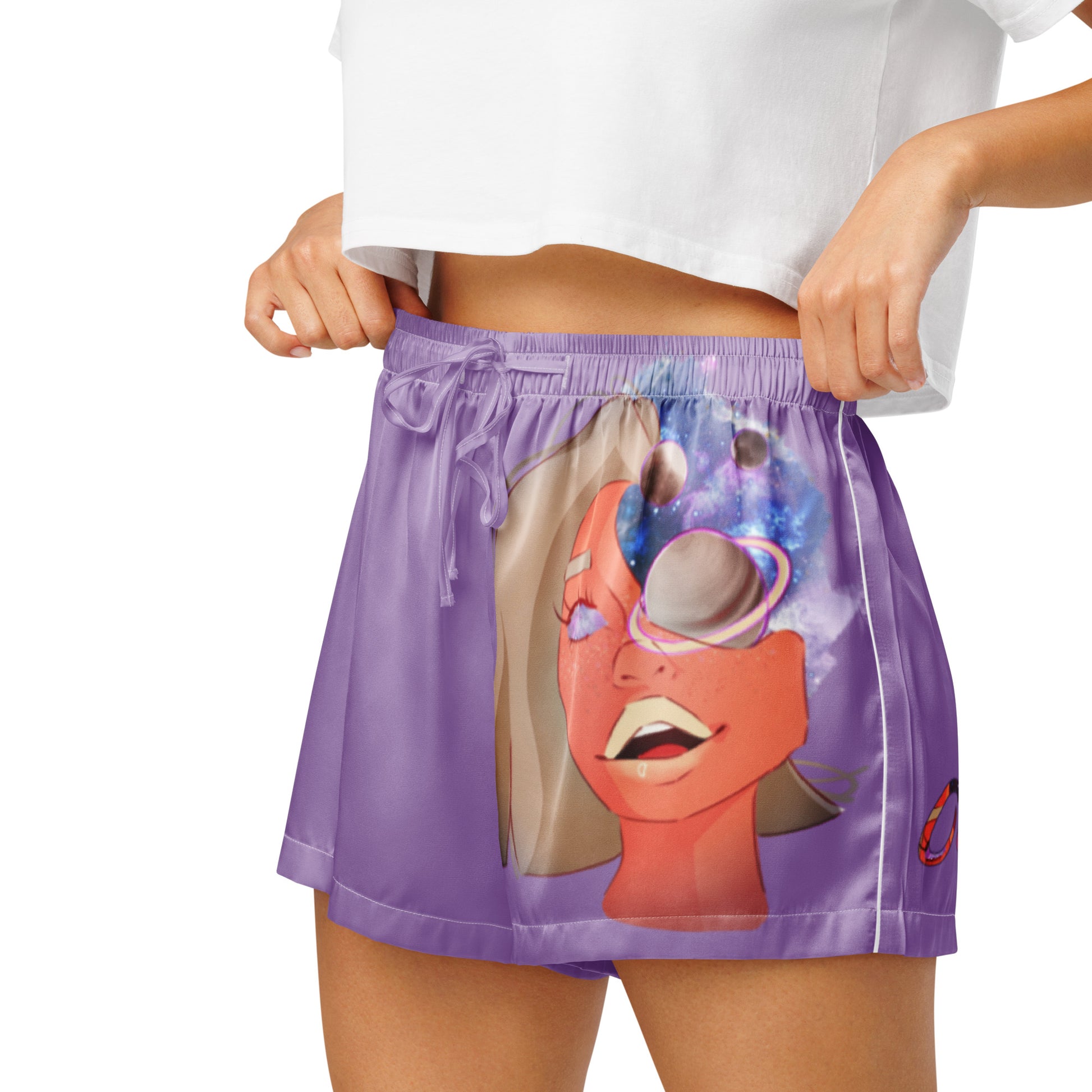 Overthinker - kurze Pyjama-Shorts -   