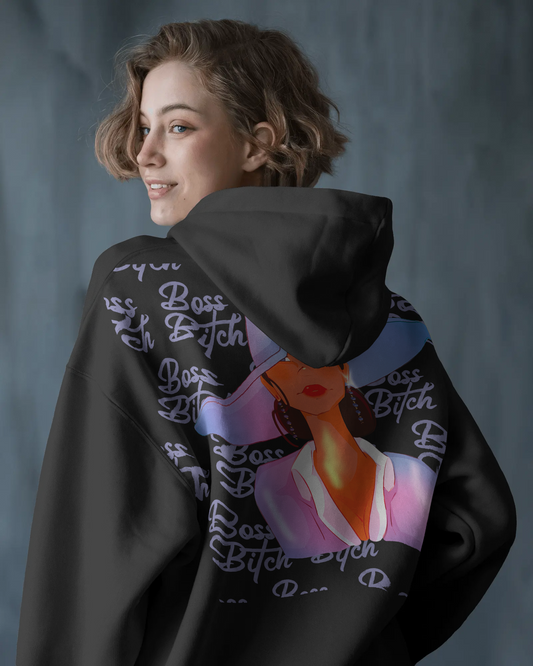 Boss Bitch - Oversized Hoodie -   Oversized Hoodie #