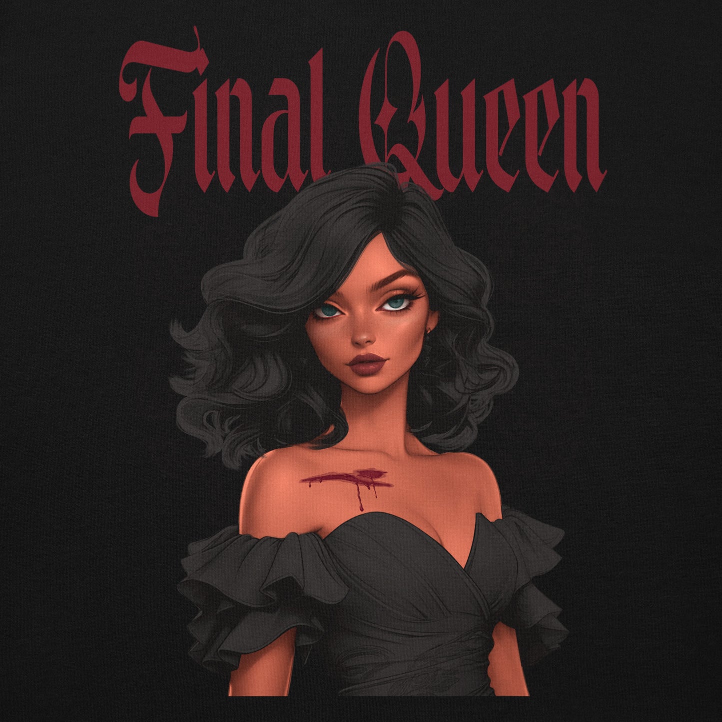 Final Queen - Unisex-Kapuzenpullover -   Kapuzenpullover #