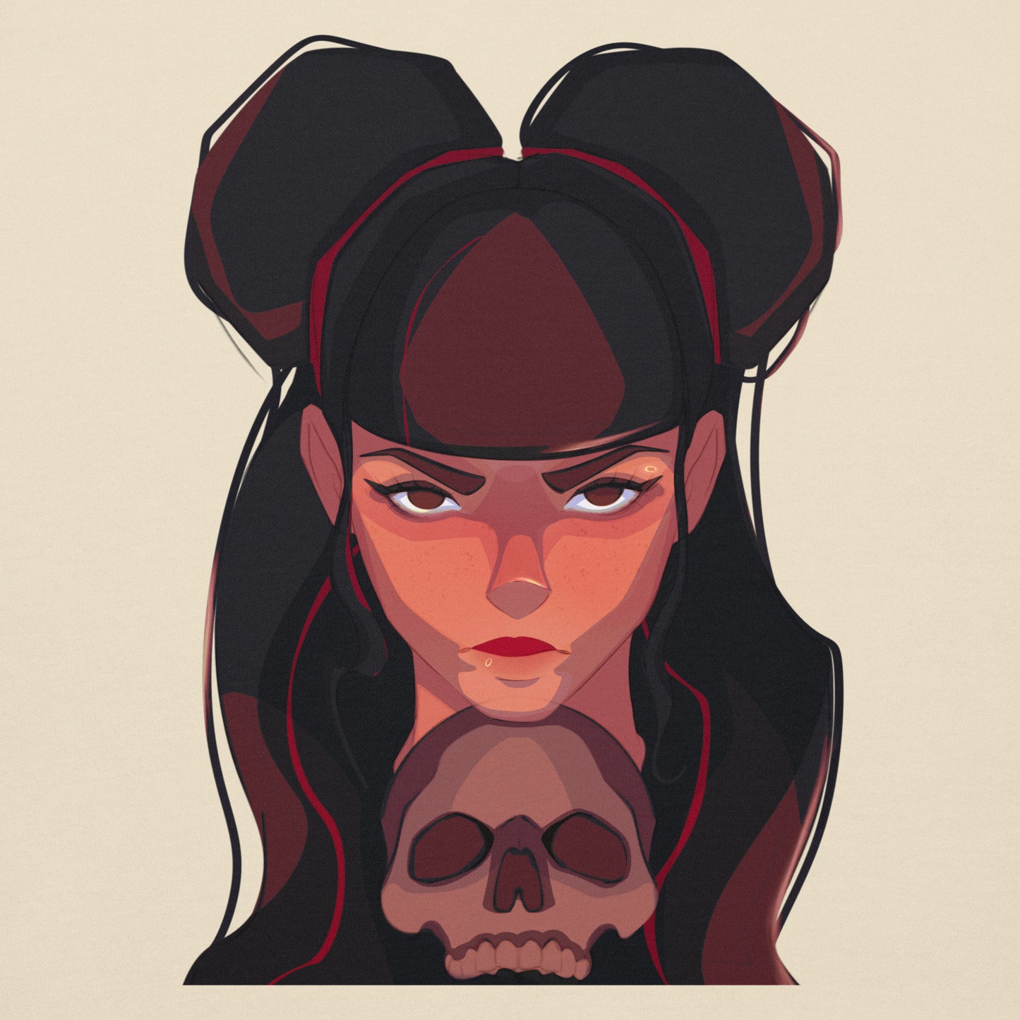 Dark Muse - Unisex-Kapuzenpullover -   Kapuzenpullover #