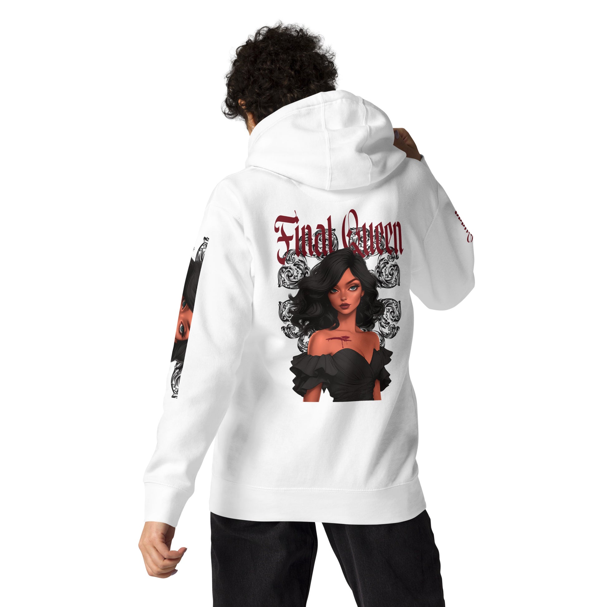 Final Queen - Unisex-Kapuzenpullover -   Kapuzenpullover #
