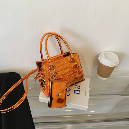 Simple Texture Shoulder Messenger Bag - Marvelous Miss McCray