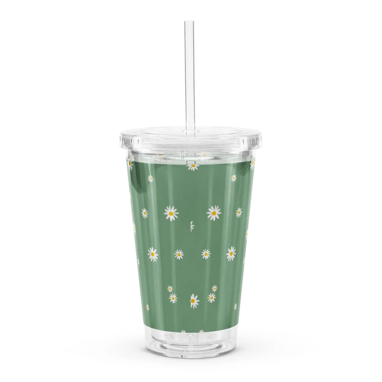 Flower Pattern - Clear Cup - Marvelous Miss McCray 