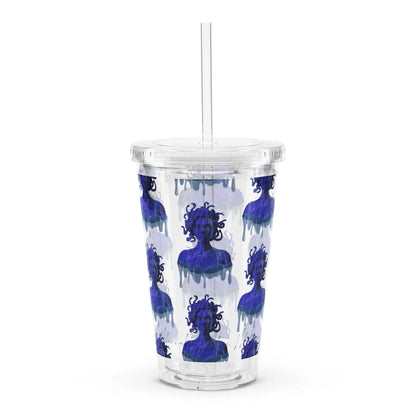 Medusa - Clear Cup -   Weinbecher, Doppelwandiger Becher aus Plastik (16 oz)
