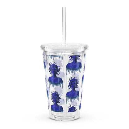 Medusa - Clear Cup -   Weinbecher, Doppelwandiger Becher aus Plastik (16 oz)