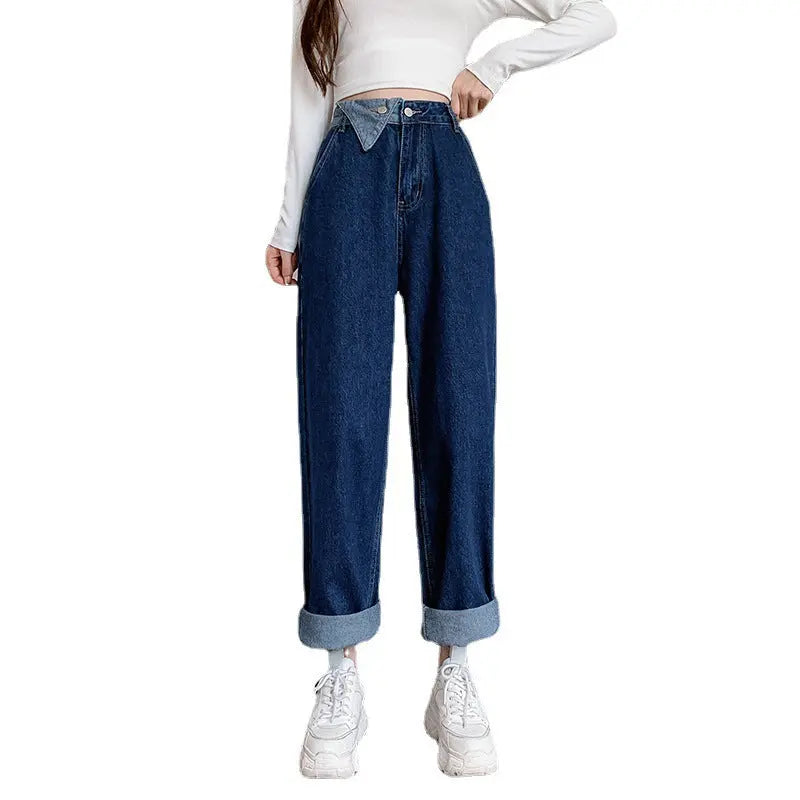 Tube Hole Mop Pants -   Jeans #