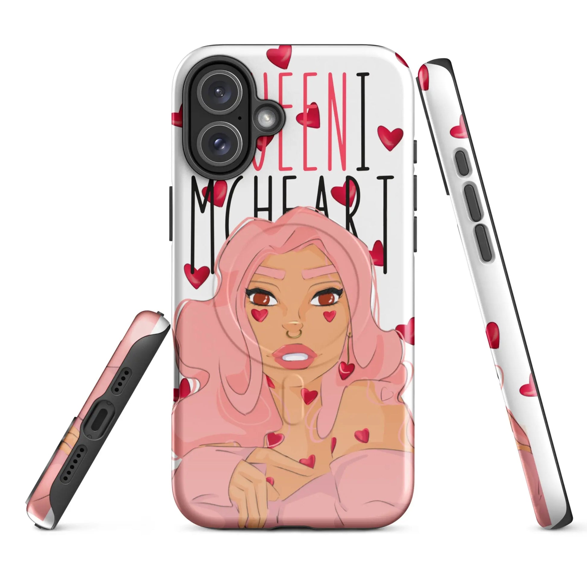Queeni McHeart - Hardcase iPhone® mit MagSafe® -   Phone cases, AirPods cases #