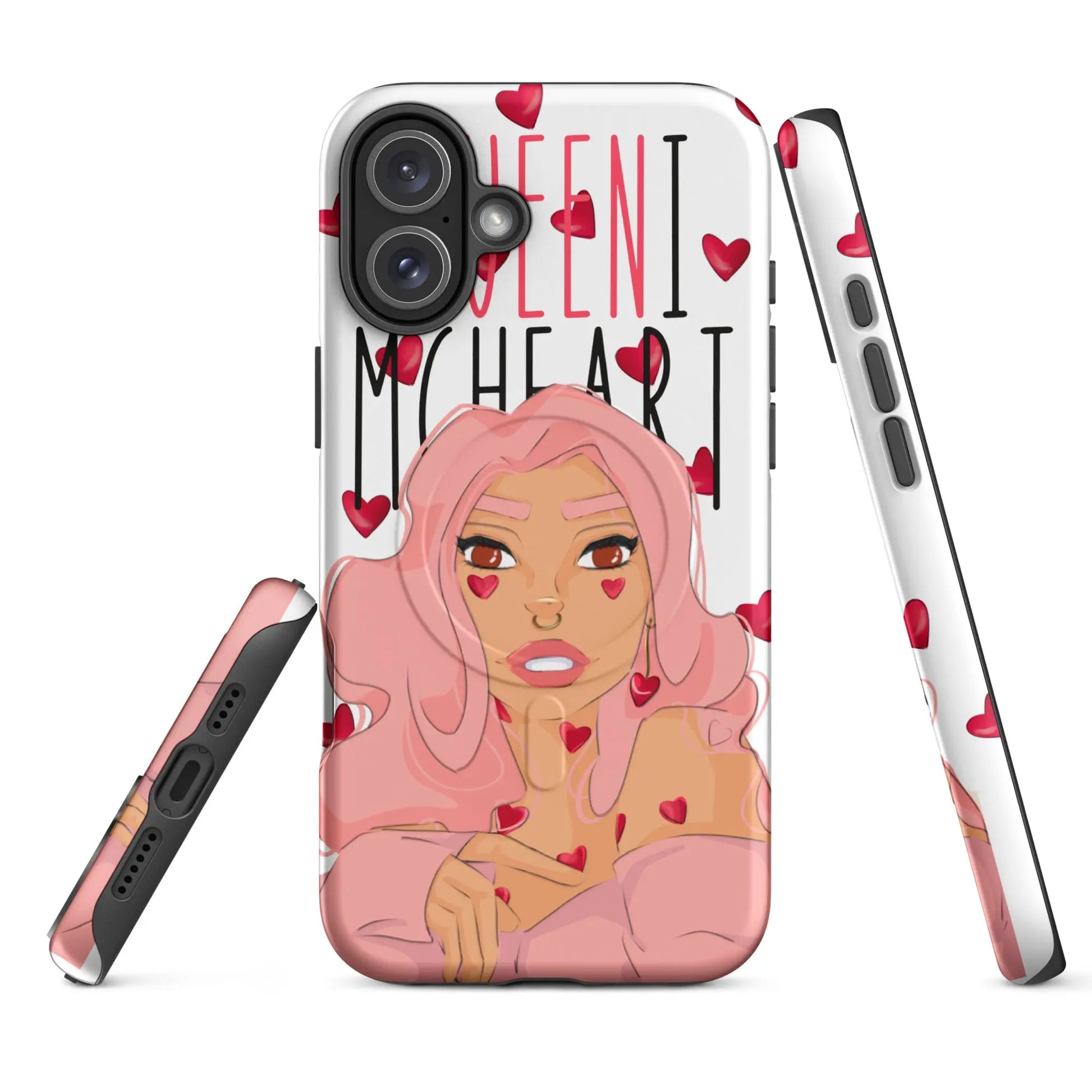 Queeni McHeart - Hardcase iPhone® mit MagSafe® -   Phone cases, AirPods cases #