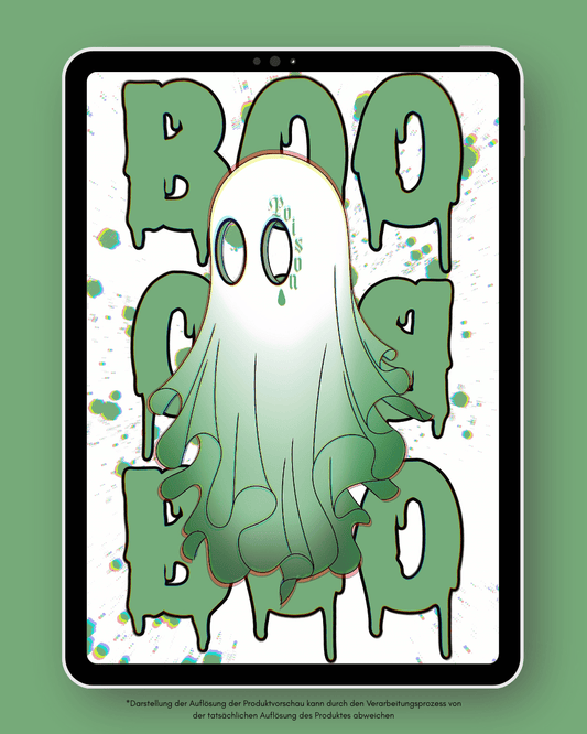 Green Boo - Tabletwallpaper