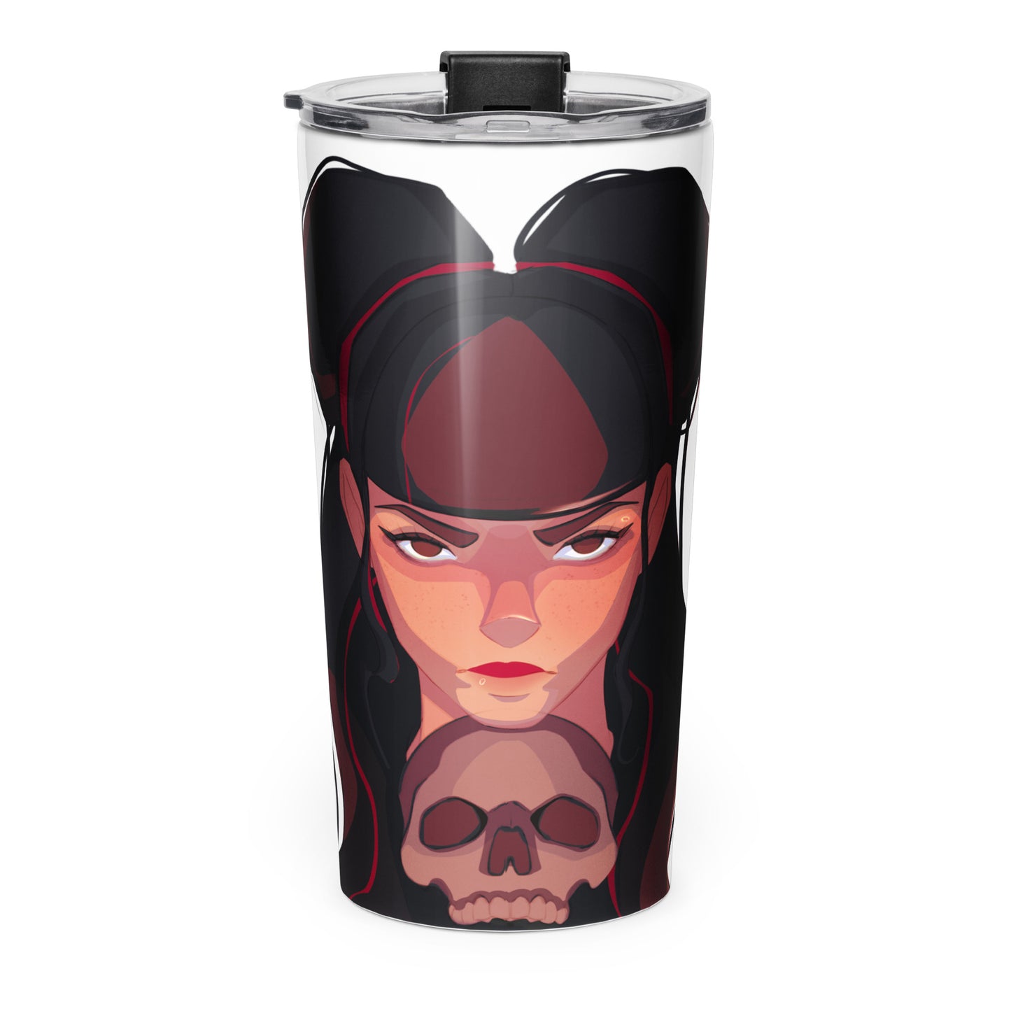 Dark Muse - Schlanker Edelstahlbecher -    #