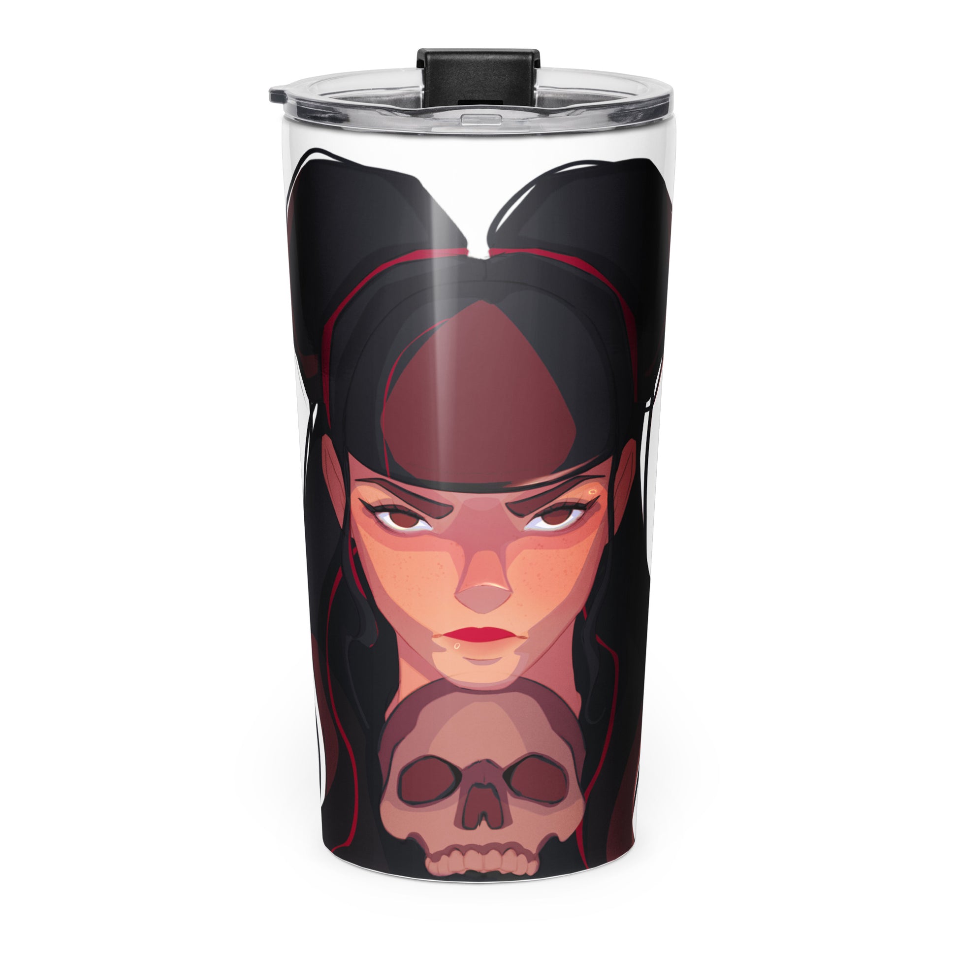 Dark Muse - Schlanker Edelstahlbecher -    #