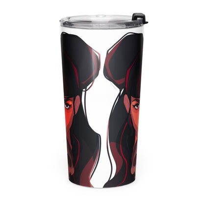 Dark Muse - Schlanker Edelstahlbecher -    #