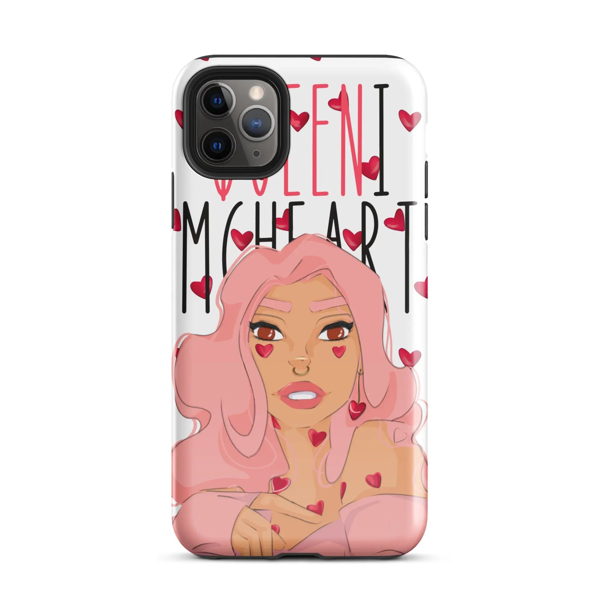 Queeni McHeart - Hardcase iPhone® -   Phone cases, AirPods cases #