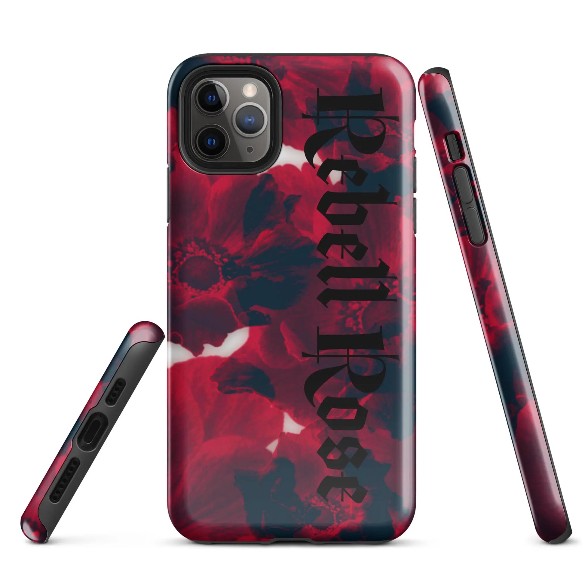 Rebell Rose - Hardcase iPhone® -   Phone cases, AirPods cases #
