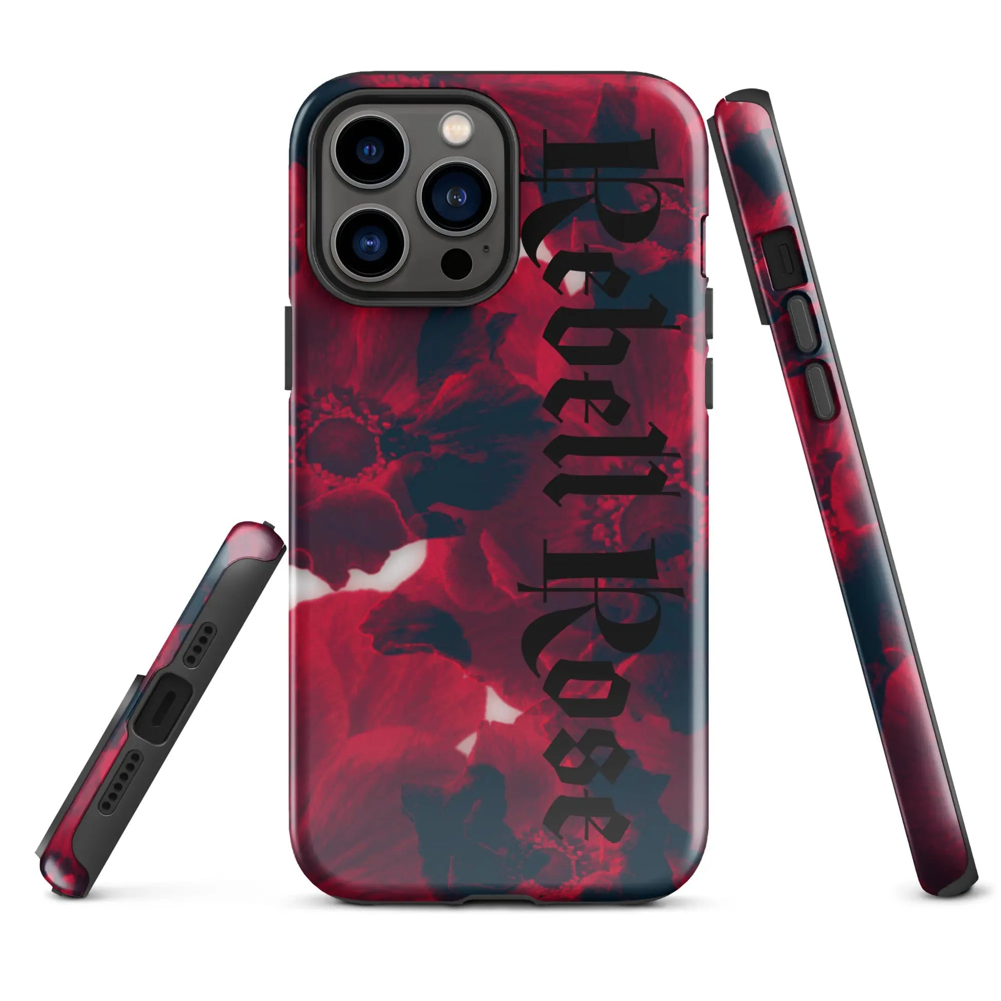 Rebell Rose - Hardcase iPhone® -   Phone cases, AirPods cases #