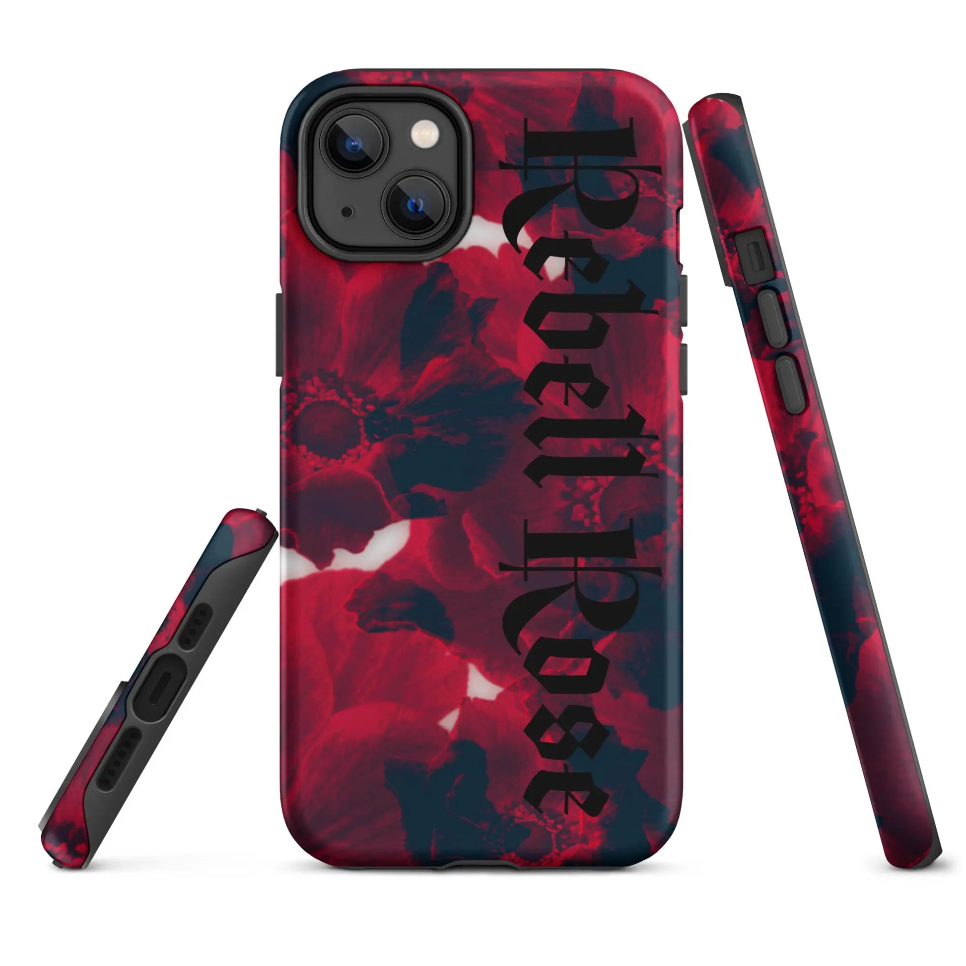 Rebell Rose - Hardcase iPhone® -   Phone cases, AirPods cases #