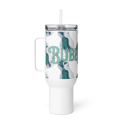 Bubble Elf - Tumbler -   Reisebecher mit Henkel, Edelstahl Trinkflasche mit Strohhalm