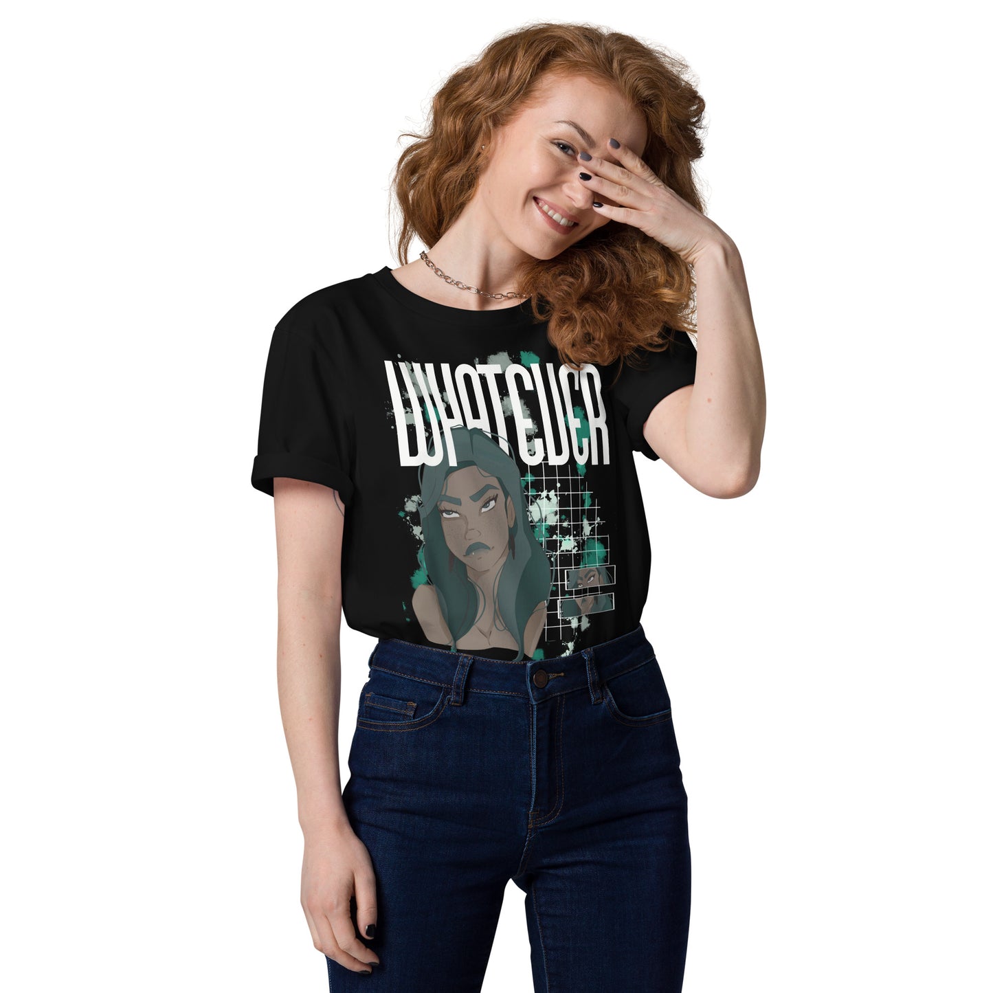 Whatever black - Cotton Shirt - Shirts,Top