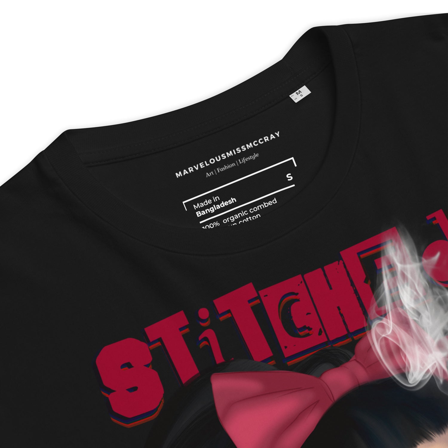 Stitched Smiles - Cotton Shirt -   Shirts,Top #