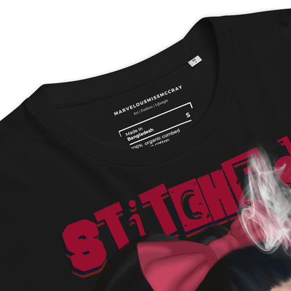 Stitched Smiles - Cotton Shirt -   Shirts,Top #