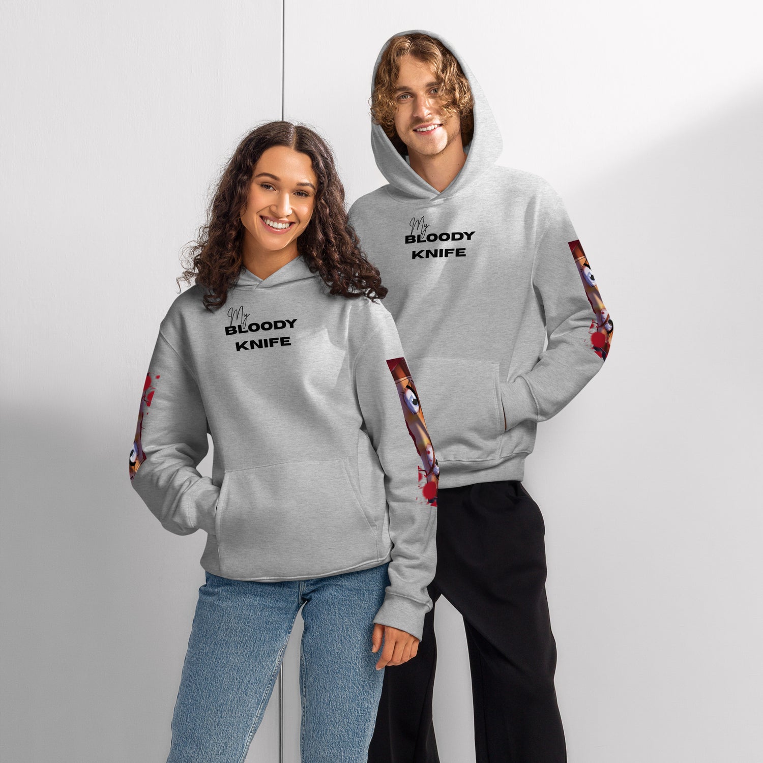 My Bloody Knife - Oversized Hoodie -   Oversized Hoodie #