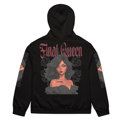 Final Queen - Oversized Hoodie -   Oversized Hoodie #
