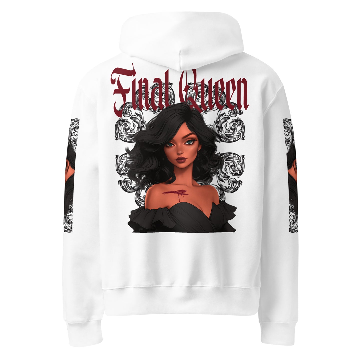 Final Queen - Oversized Hoodie -   Oversized Hoodie #