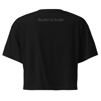Invisible Fight - Crop Top -   