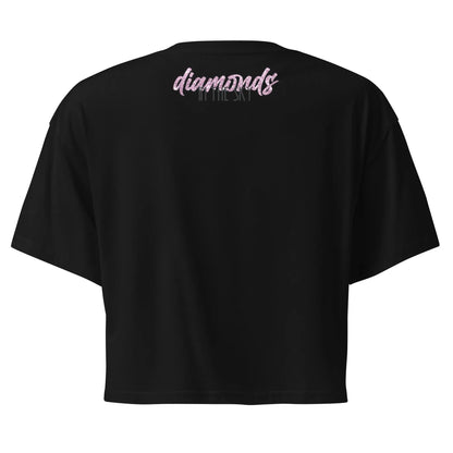 Diamonds - Crop Top -   T-Shirts, Tank-Tops, Shirts mit 3/4-Ärmeln, Langarmshirts, Poloshirts, Crop-Tops