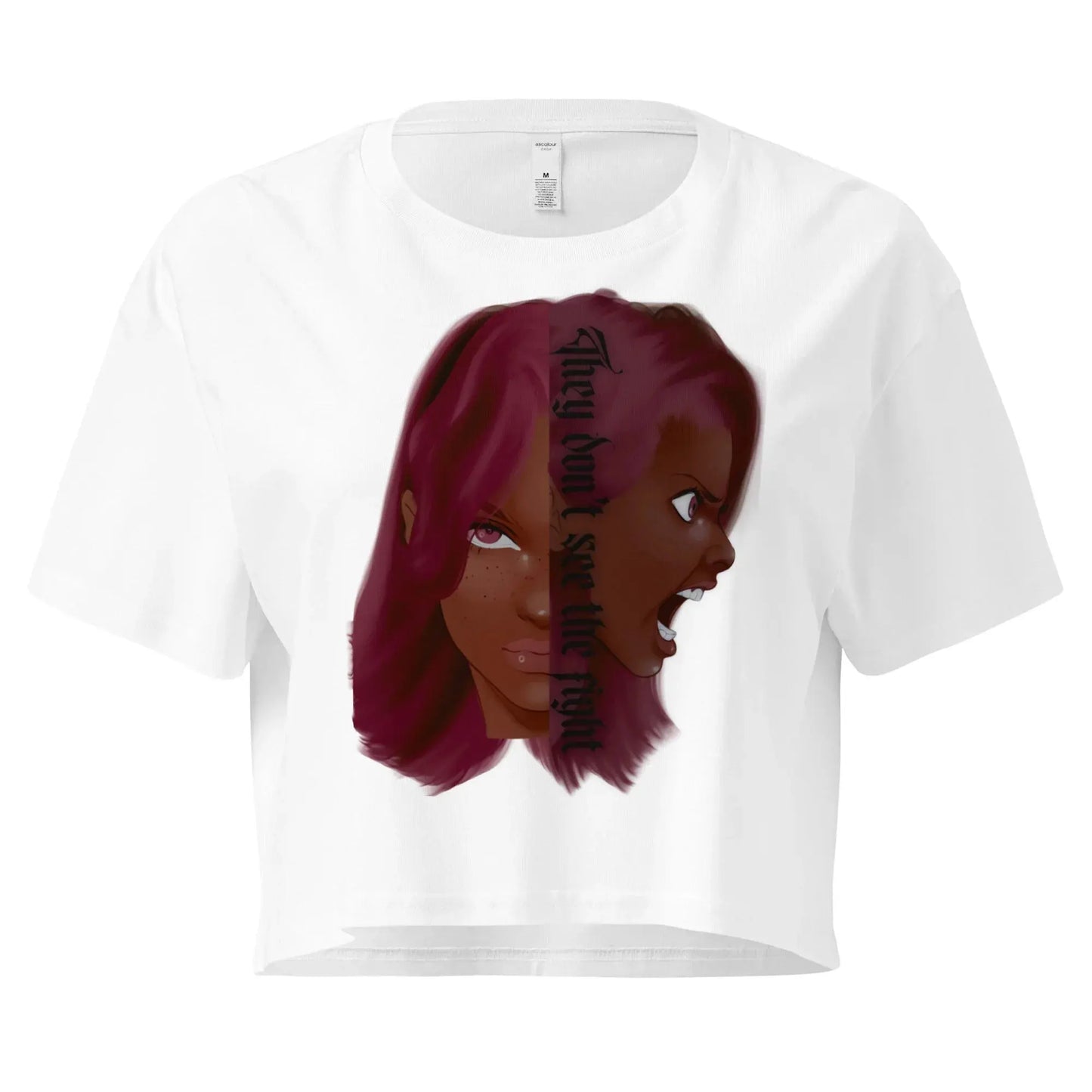 Invisible Fight - Crop Top - Marvelous Miss McCray 
