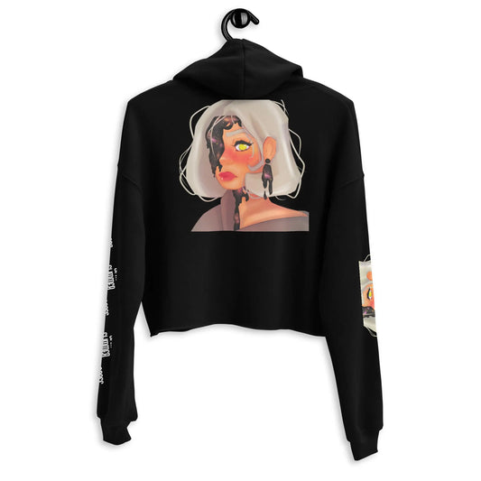 Glimmer Space - Crop Hoodie -   Hoodies, Pullover, Jacken, Sweatpants, Jogginghosen, Hosen #