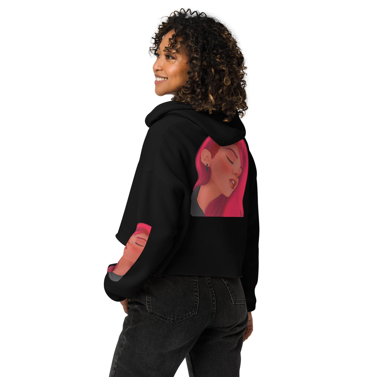 The Redhead - Crop-Hoodie -   
