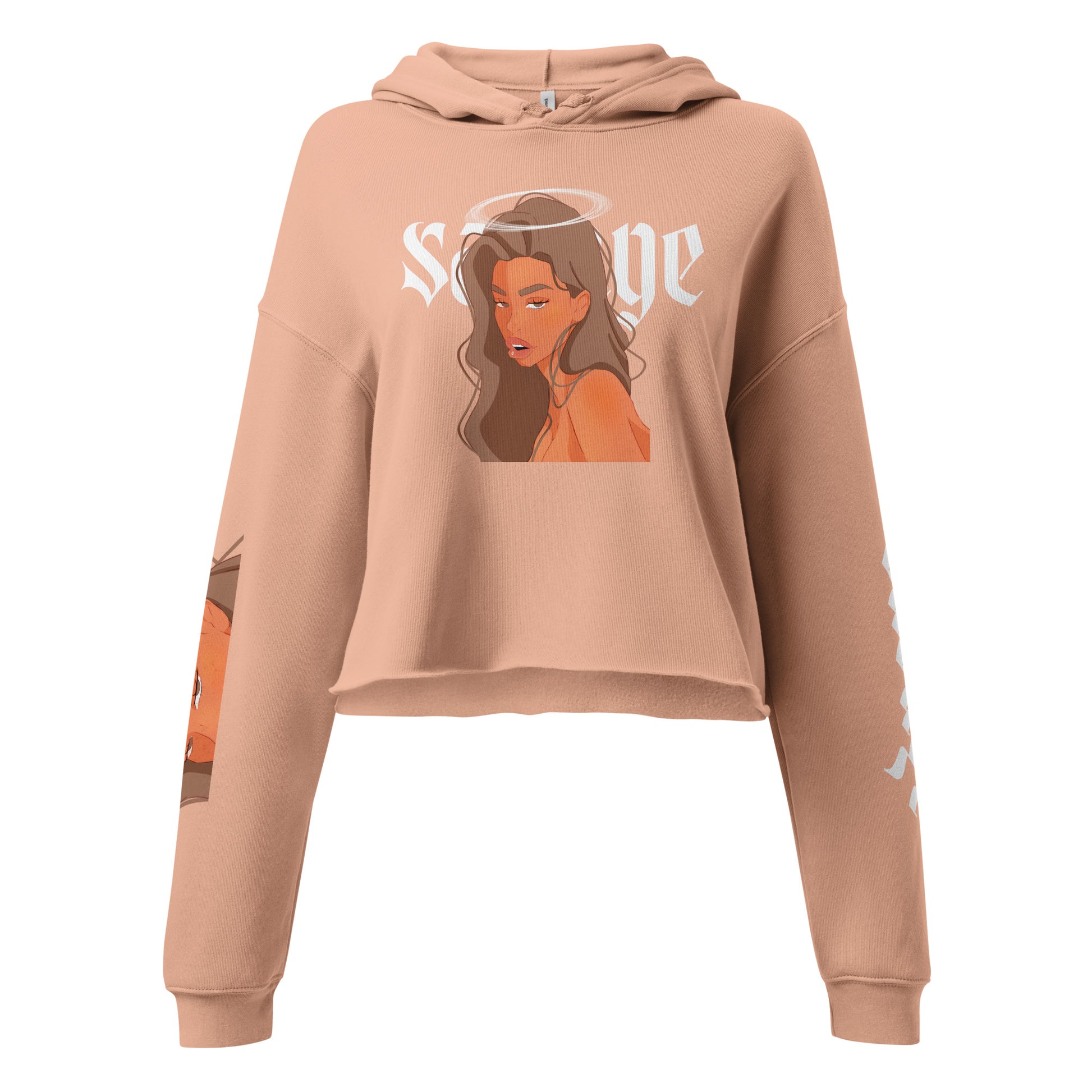 Savage - Crop-Hoodie -    #
