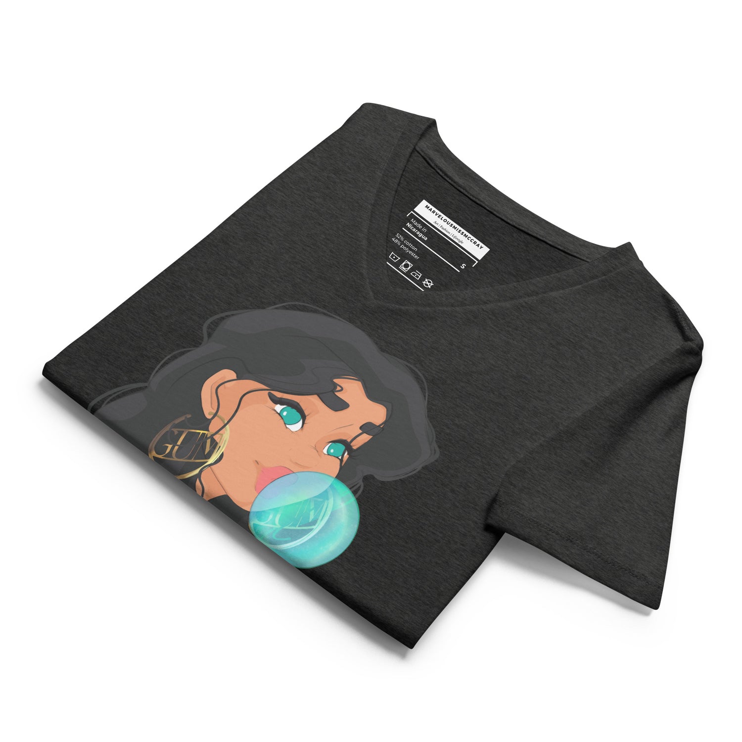 Bubble Gum - Lockeres T-Shirt -   Shirts,Top #