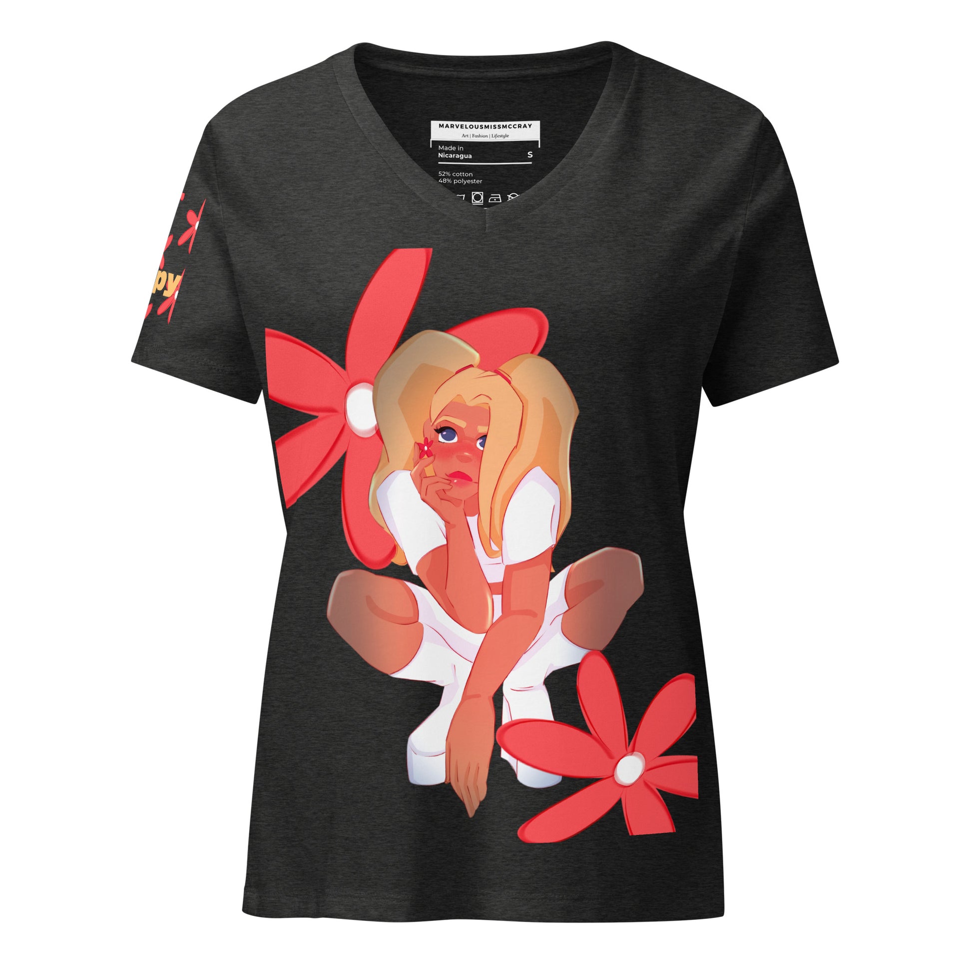 Poppy - Lockeres T-Shirt -   Shirts,Top #