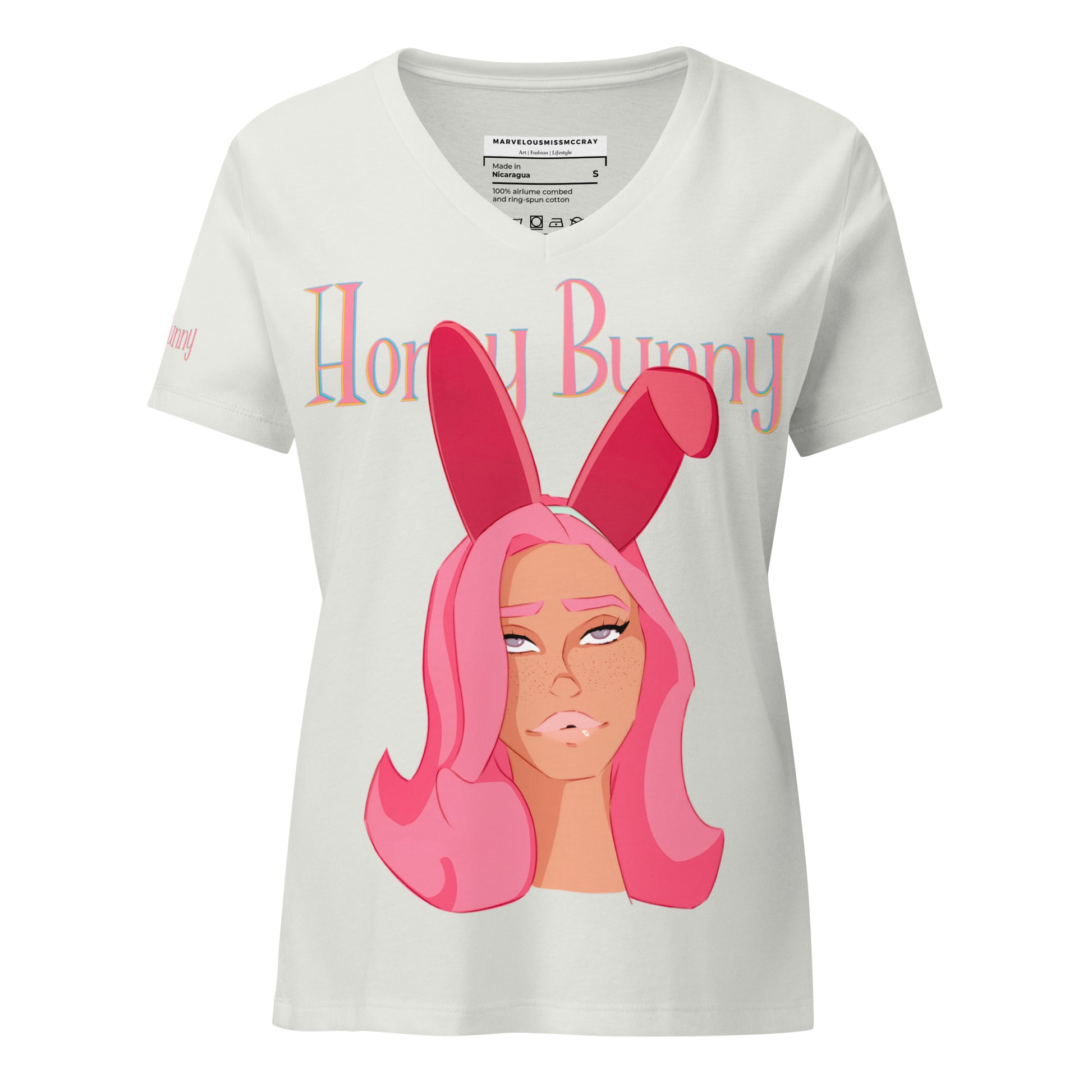 Hunny Bunny - Lockeres T-Shirt -    #