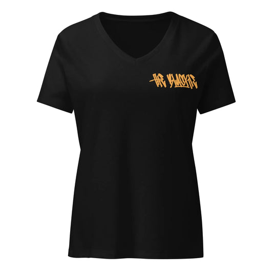 The Blackie - Lockeres Shirt (V-Ausschnitt) - Marvelous Miss McCray 