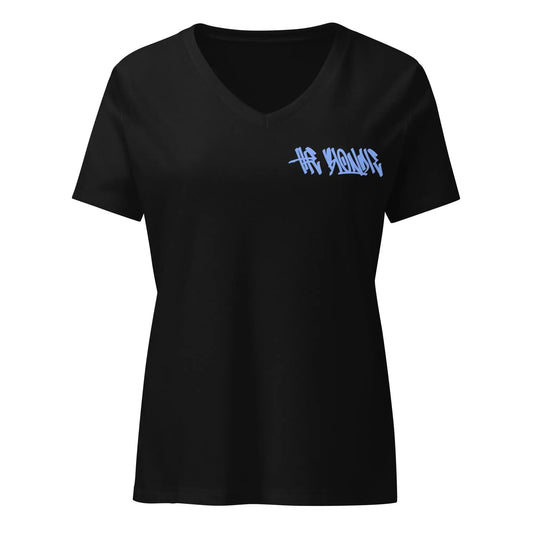 The Blondie - Lockeres Shirt (V-Ausschnitt) - Marvelous Miss McCray 