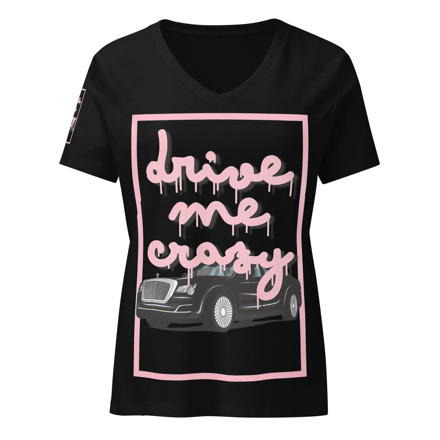 Drive me crazy - Lockeres Shirt (V-Ausschnitt) - Marvelous Miss McCray 