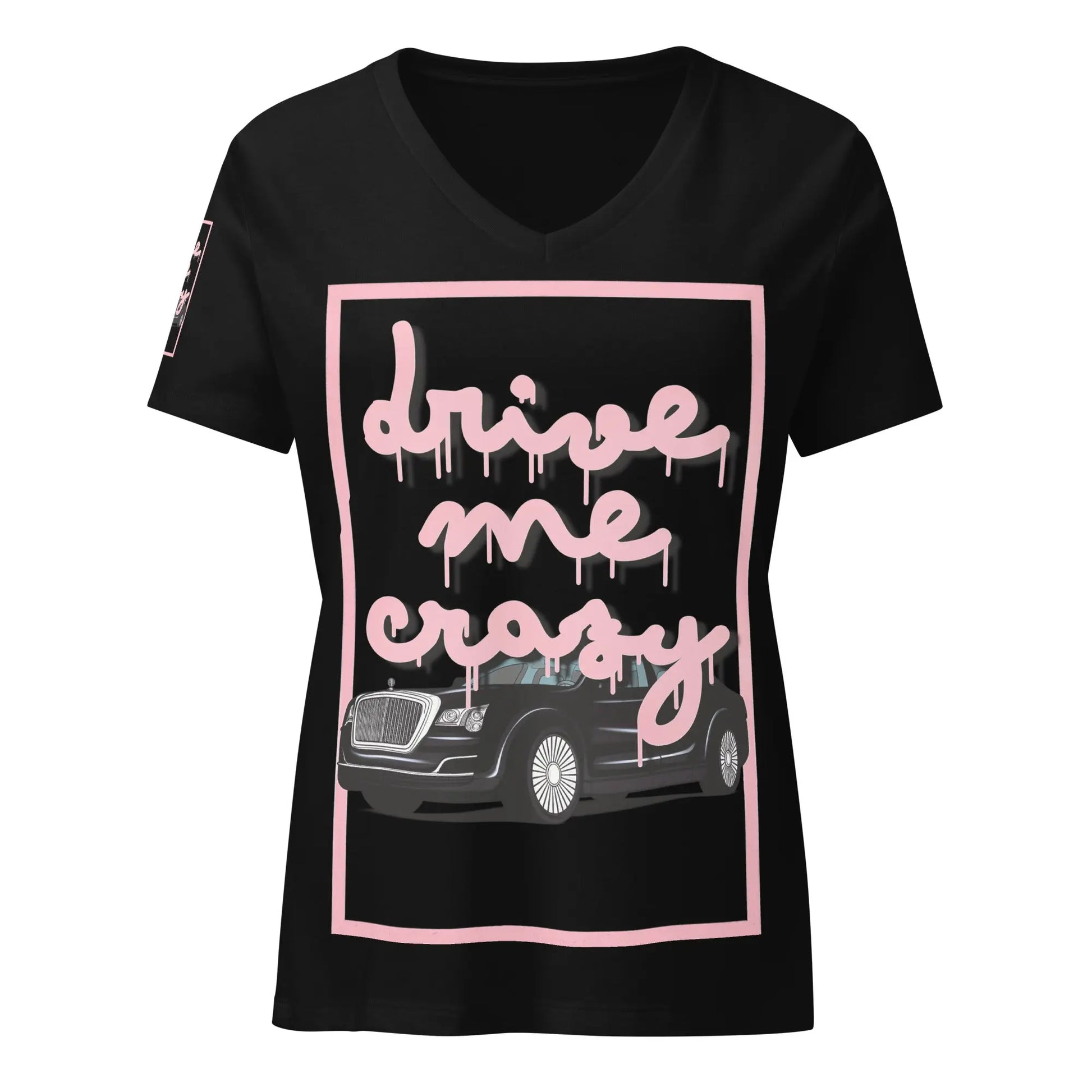 Drive me crazy - Lockeres Shirt (V-Ausschnitt) - Marvelous Miss McCray 