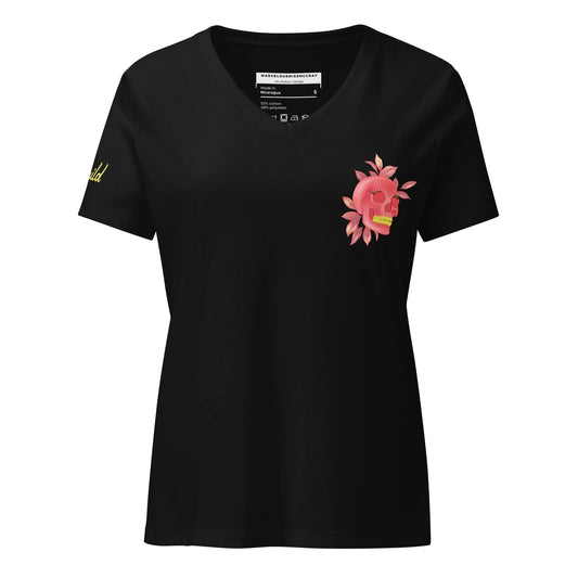 Stay Wild - Lockeres Shirt (V-Ausschnitt) - Marvelous Miss McCray 